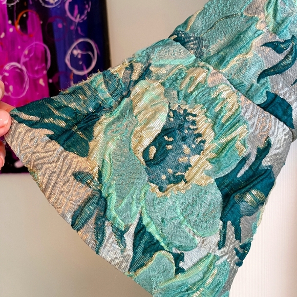 Anthropologie Seen Worn Kept Jacquard metallic jacket - Picture 5 of 7